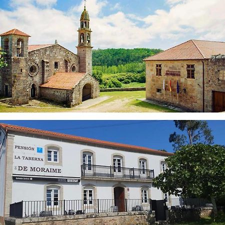 Monasterio Y Pension De Moraime Bagian luar foto