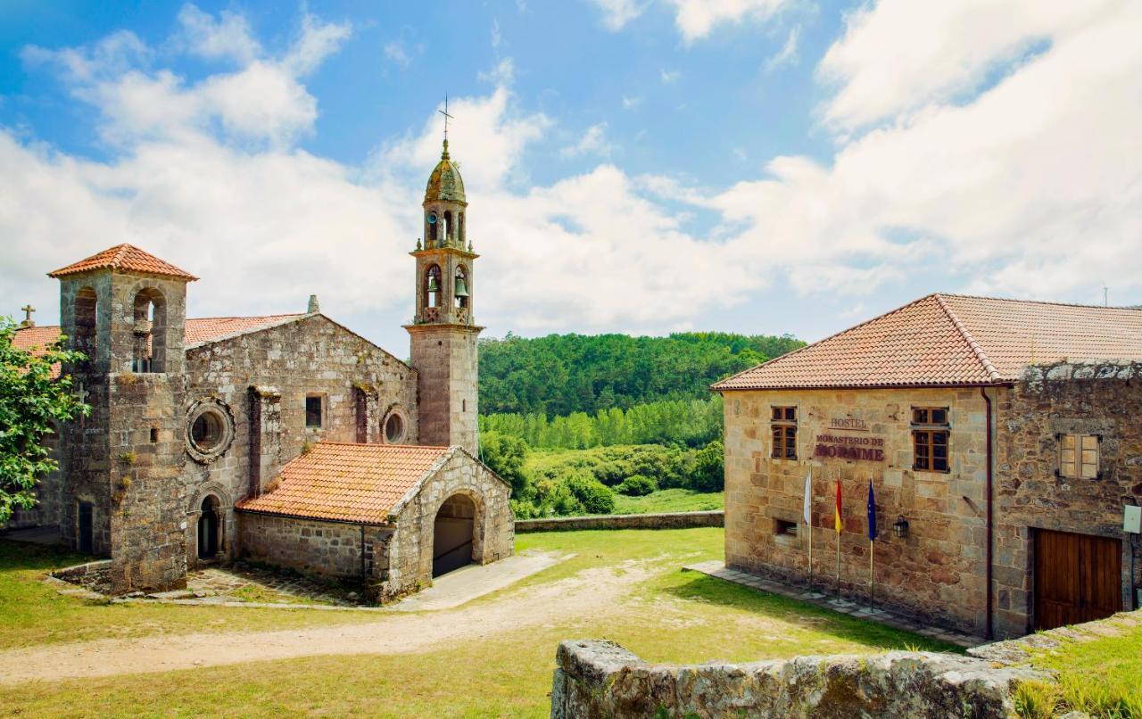 Monasterio Y Pension De Moraime Bagian luar foto