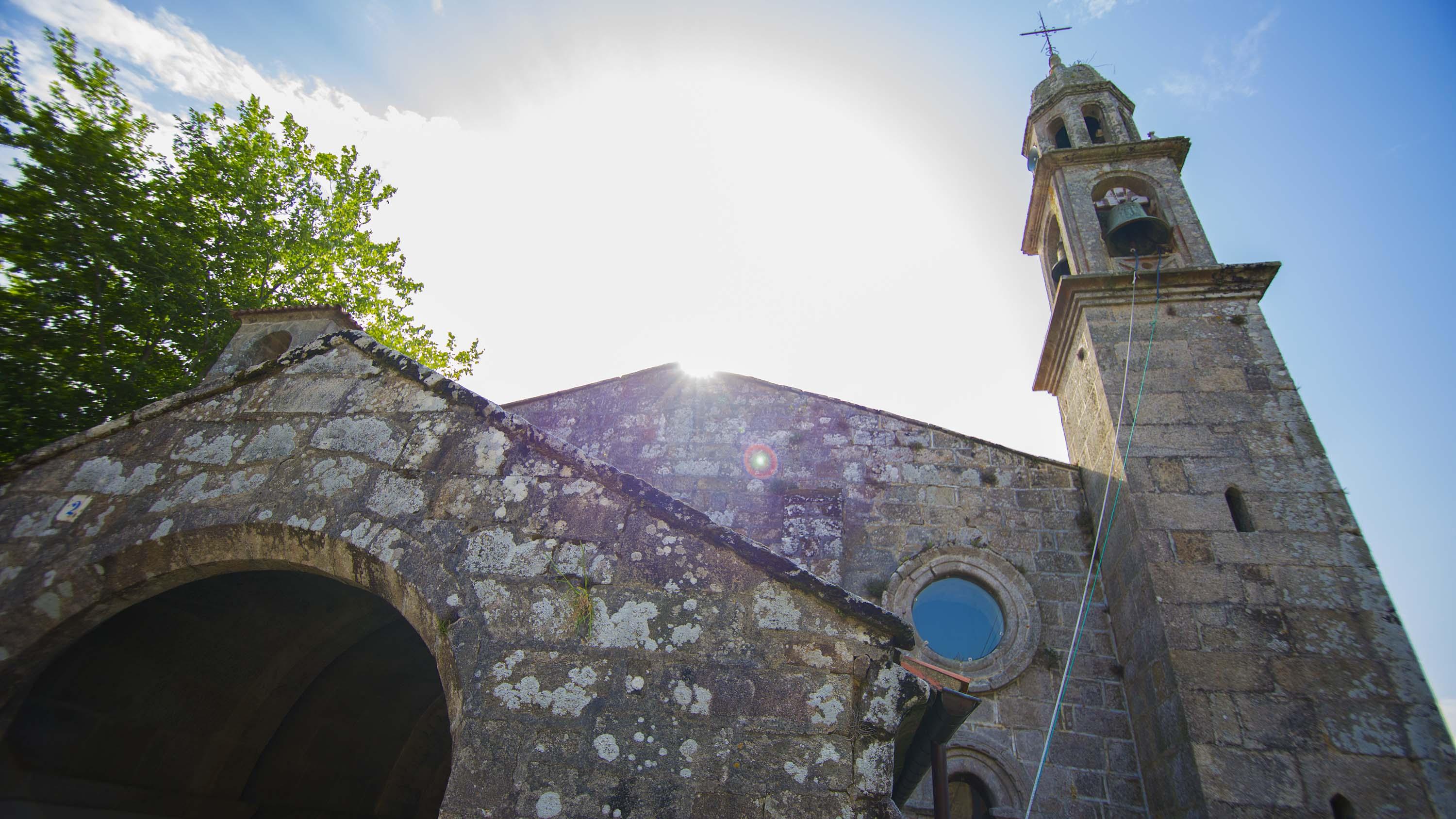 Monasterio Y Pension De Moraime Bagian luar foto