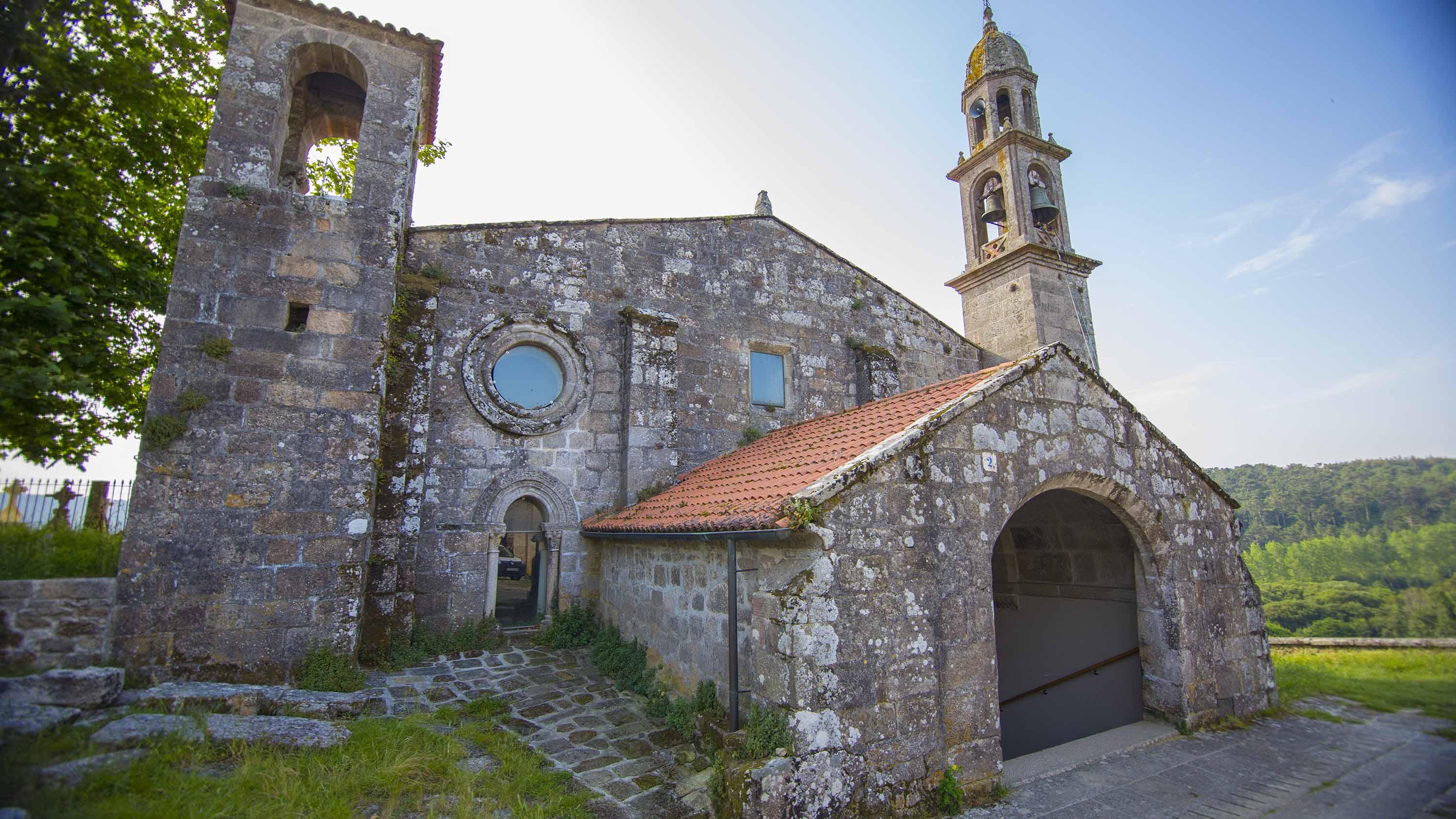 Monasterio Y Pension De Moraime Bagian luar foto