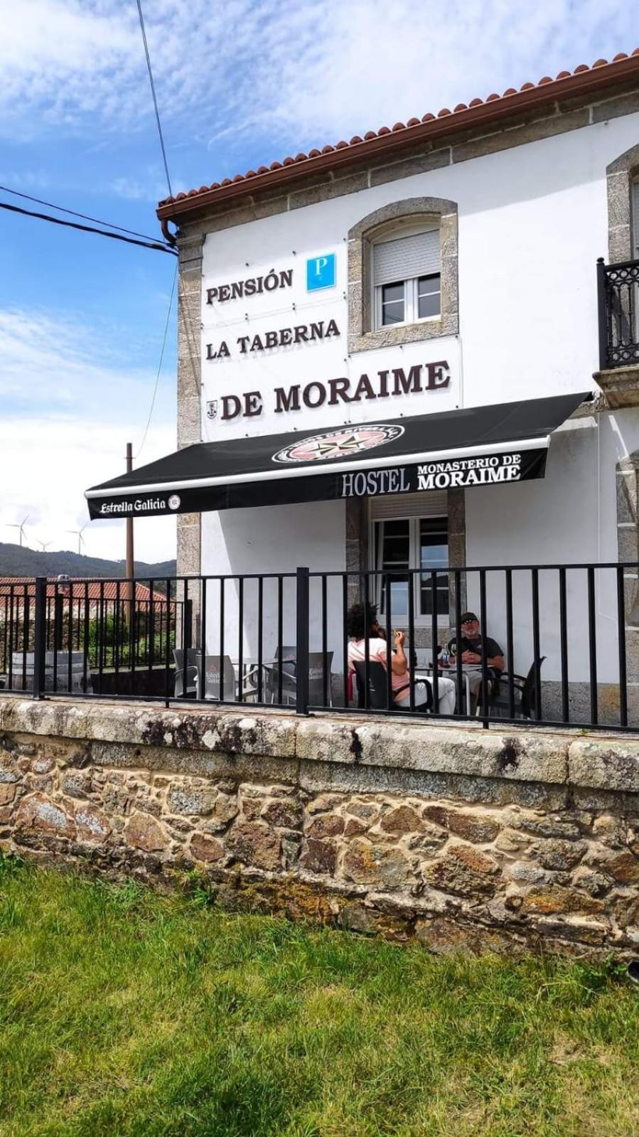 Monasterio Y Pension De Moraime Bagian luar foto